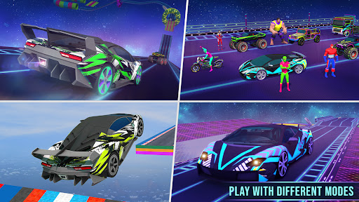 Mega Rampalar Avtomobil Stunts 3D